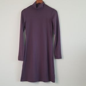 Title Nine Purple Long Sleeve Spandex Dress